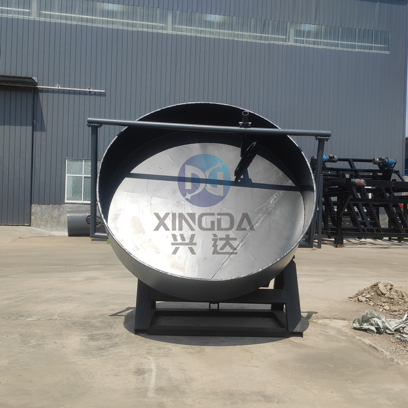 2.5米有机肥设备圆盘造粒机安装调试