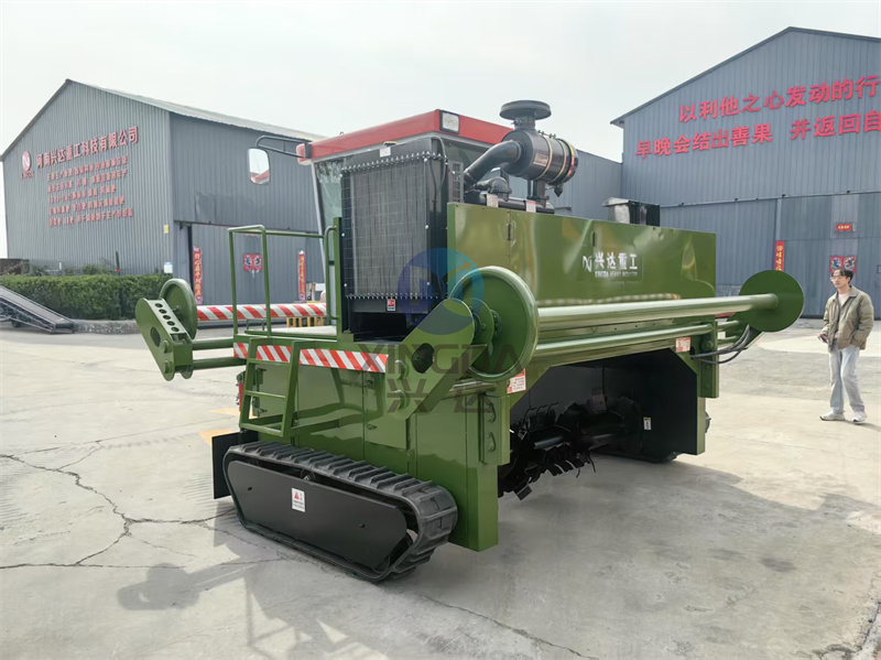 牛粪有机肥覆膜翻抛机用途及特点